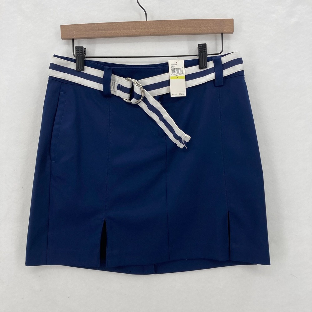 Izod Blue Skort with White Belt